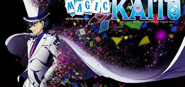 Cover art for the anime series Magic Kaito