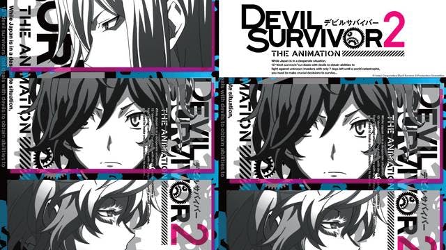 Artwork for the Devil Survivor 2: The Animation anime series